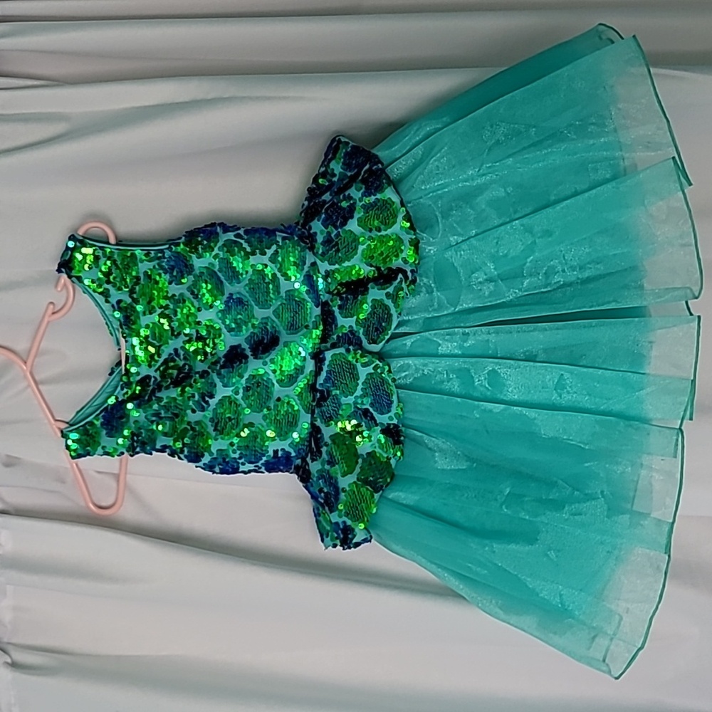 Disney Princess Ariel Sequins Tulle Dress
